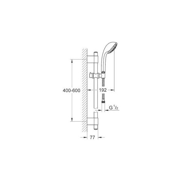 Душевой гарнитур на 4 режима Grohe Relexa 28945000, фото 2