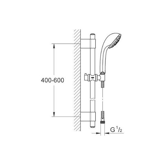 Душевой гарнитур Grohe Relexa 28933000, фото 2