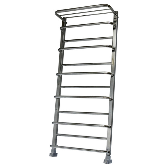 Водяной полотенцесушитель Mario Люксор 1.2.4402.03.P (4820111353309, 1200x630, хром/белый глянец/черный матовый/графит/золото, с полкой), фото 4