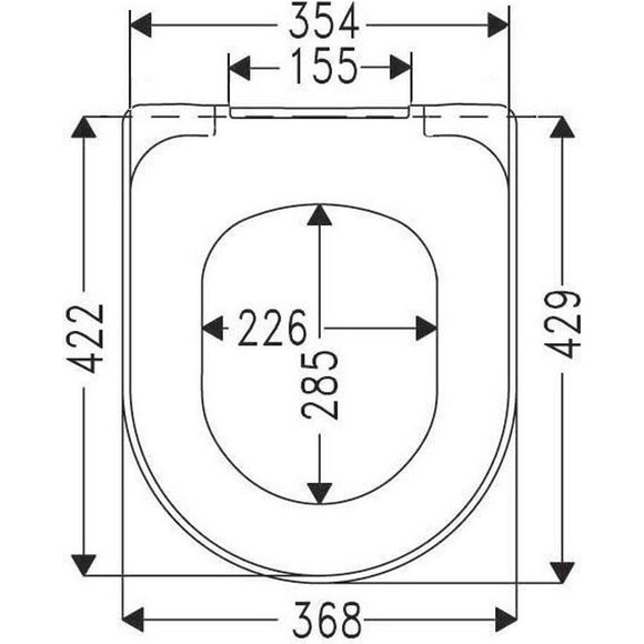 Сиденье для унитазадля унитаза Villeroy & Boch O.Novo 9M38S101, фото 2