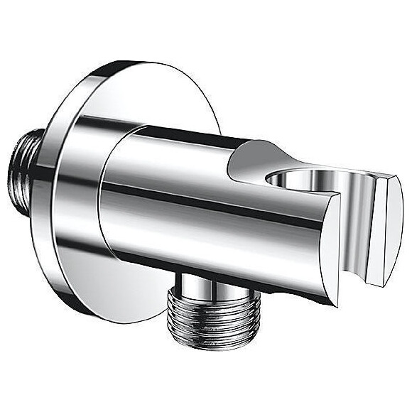 Підключення для душового шлангу Ferro Chrome PKN04 (з тримачем), фото 
