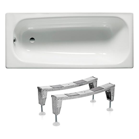 Roca Contesa A236060000 Ванна сталева 150x70 см + ніжки A291021000, фото , изображение 2