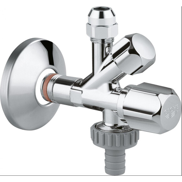 Угловой вентиль комбинированный 1/2" - 3/8" Grohe 22036000, фото 