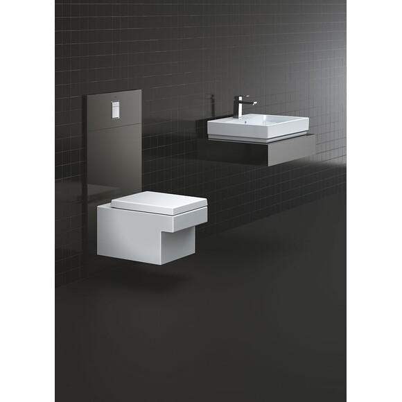 Раковина накладна 60 см Grohe Cube Ceramic 3947700H, фото , изображение 2