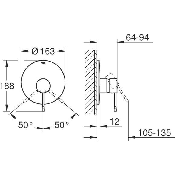 Змішувач для душу Grohe Essence New 19286DL1, фото , изображение 2