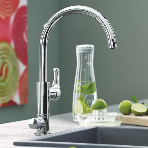 Смеситель для кухни на две воды Grohe Eurosmart 31722000, фото 8
