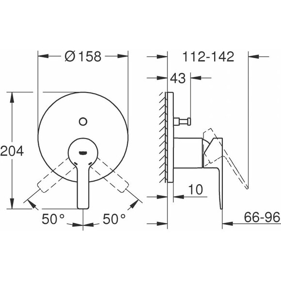 Змішувач для ванни Grohe Lineare New 24064001, фото , изображение 3