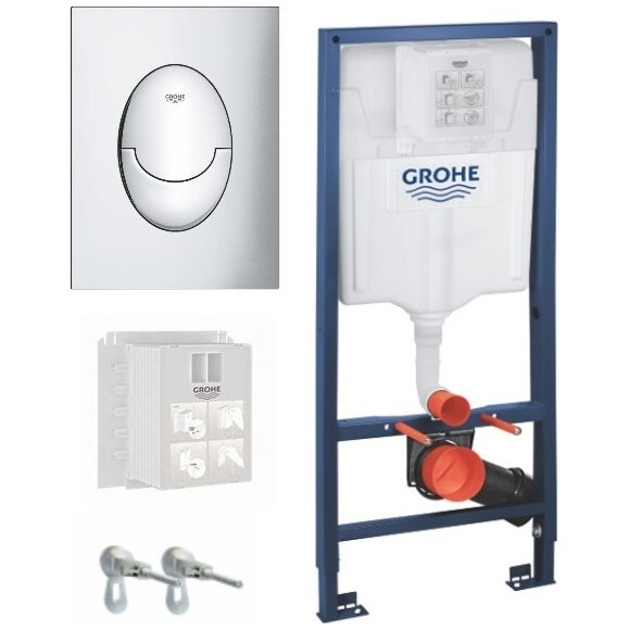 Інсталяція для підвісного унітазу 3 в 1 Grohe Rapid Sl 39503000, фото 