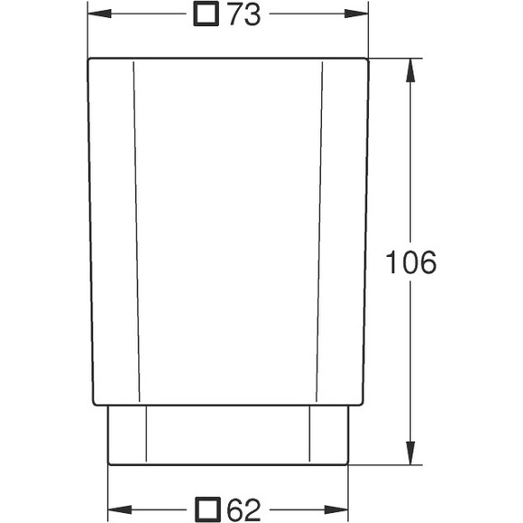 Стакан для зубных щеток Grohe Selection Cube 40783000, фото 3