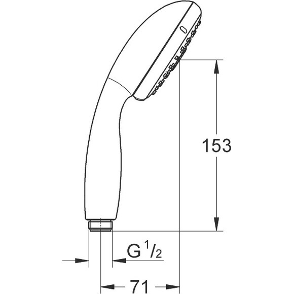 Ручний душ Grohe Tempesta 28419002, фото , изображение 2