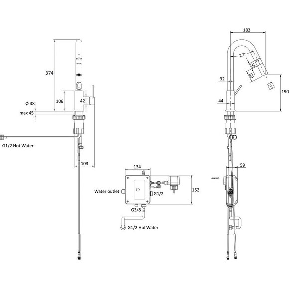Змішувач для кухні із дозатором Imprese Smart Bio ZMK051901151, фото , изображение 3