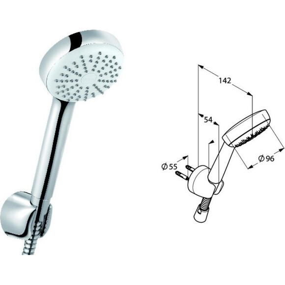 Набор смесителей для ванны Kludi Pure And Easy 376300565, фото 6