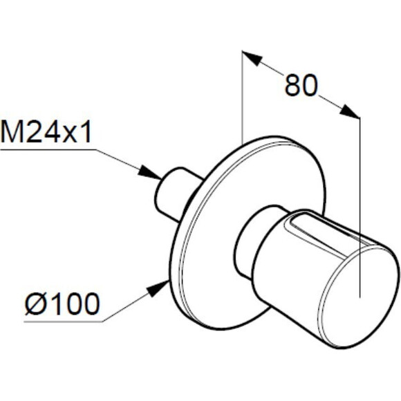 Запірний вентиль Kludi Balance 528158775 (чорний), фото , изображение 2
