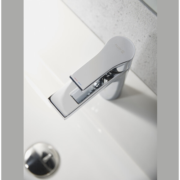 Смеситель для умывальника Kludi Zenta 482980565 (с донным клапаном), фото 2