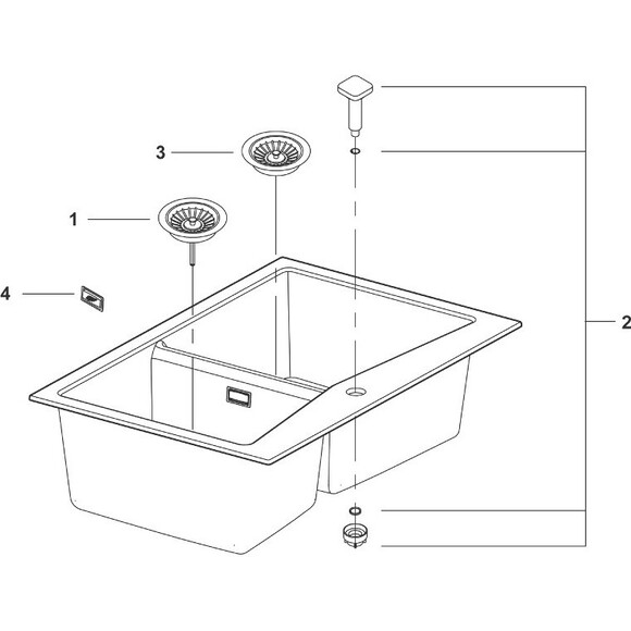 Мойка для кухни Grohe K700 31657AP0, фото 4
