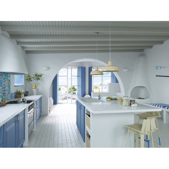 Змішувач для кухні Ferro Zumba BZA4C, Колір виробника: хром, жовтий, фото , изображение 6