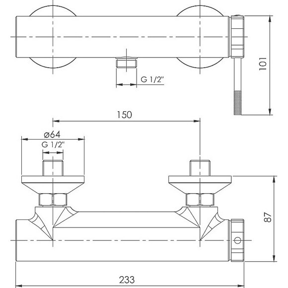 Змішувач для душу Imprese Brenta ZMK071901080, фото , изображение 3