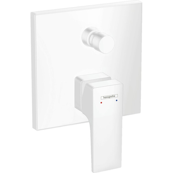 Змішувач для ванни, білий матовий Hansgrohe Metropol 32545700, фото 