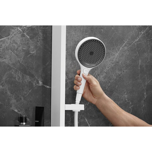 Ручной душ, белый матовый Hansgrohe Rainfinity 26864700, фото 2
