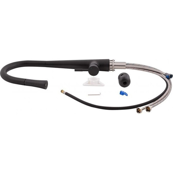 Смеситель для кухни, черный Qtap Evicka QTEVI9135103UB, фото 7