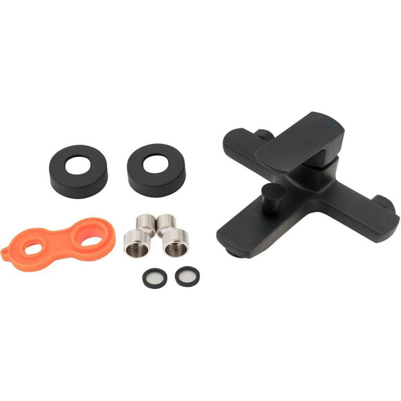 Смеситель для ванны Qtap Lipno QTNH3023101DCB (черный), фото 6