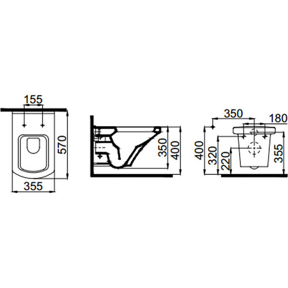 Подвесной унитаз Idevit Vega SETK2804-0606-001-1-10000 (с сиденьем), фото 2