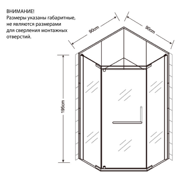 Душова кабіна без піддону 90x90 Asignatura Turia 39020409 (профіль сатин, скло прозоре), фото , изображение 9