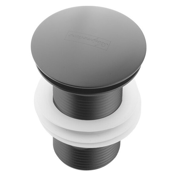 Донный клапан без перелива Asignatura 45513902 (черный матовый), фото 2