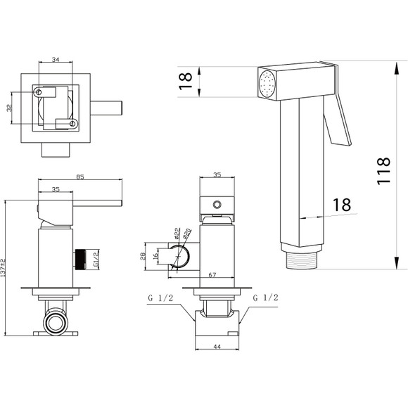 Набір для біде Asignatura Intense 65508900, фото , изображение 2