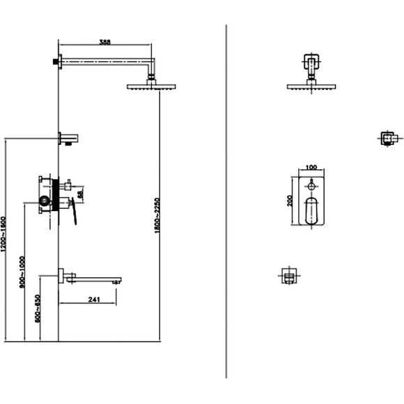 Душевая система скрытого монтажа Asignatura Intense 65527900, фото 6