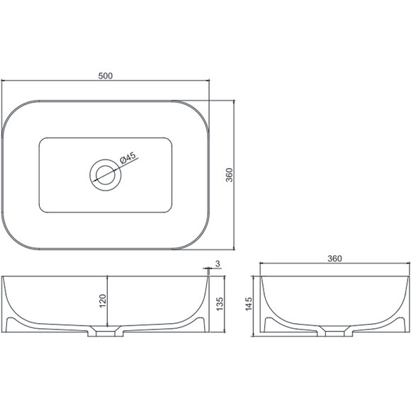 Умывальник 50 см Asignatura Delight 75721604, фото 6