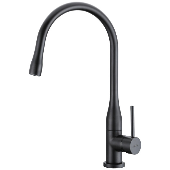 Смеситель для кухни Asignatura Delicate 80548602 (черный матовый), фото 