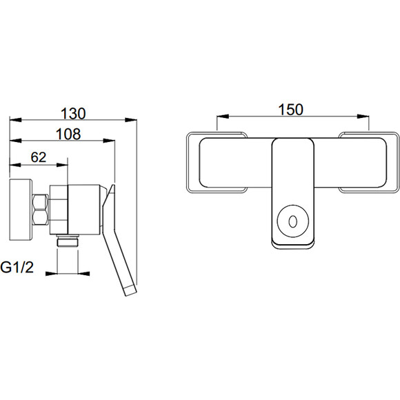 Змішувач для душу Asignatura Unique 85503802 (чорний матовий), фото , изображение 5