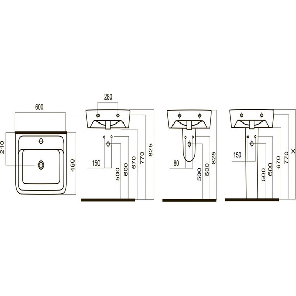 Пьедестал Am.Pm Spirit C704910WH, фото 3