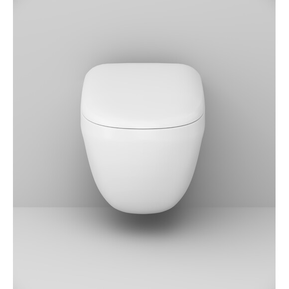 Безободковый подвесной унитаз Am.Pm Sensation Flashclean C301700WH (без сиденья), фото 7