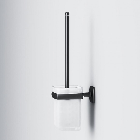 Стойка с туалетной щеткой Am.Pm Gem A9033422 (черная), фото 4