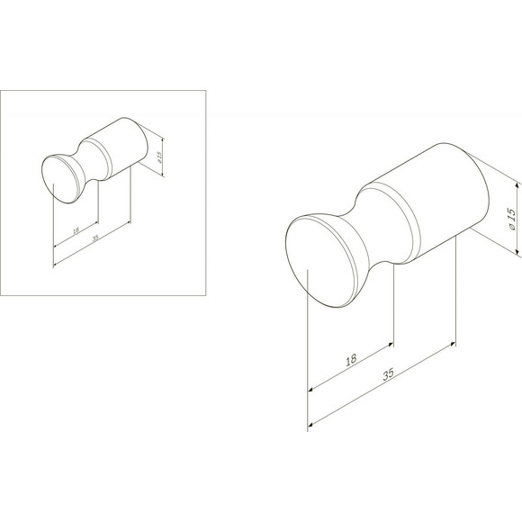 Крючок одинарный Am.Pm Sensation A3035500, фото 8