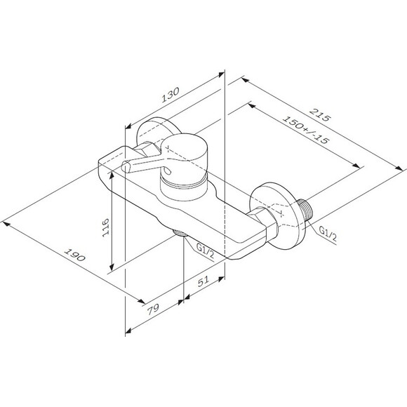 Смеситель для душа Am.Pm X-Joy S F85B20000, фото 12