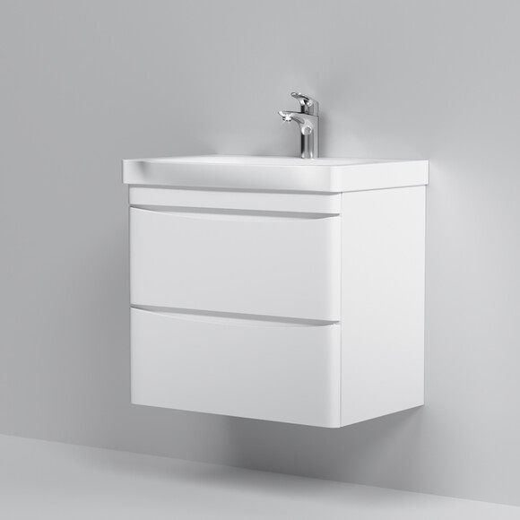 Тумба с раковиной подвесная, 65 см Am.Pm Like M80-FHX0652-WC0652-38, фото 4