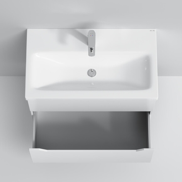 Тумба с раковиной подвесная 75 см Am.Pm GEM S M91-FHX0752-WC0752WG38, Доступные размеры: 75, Цвет производителя: белый, фото 4