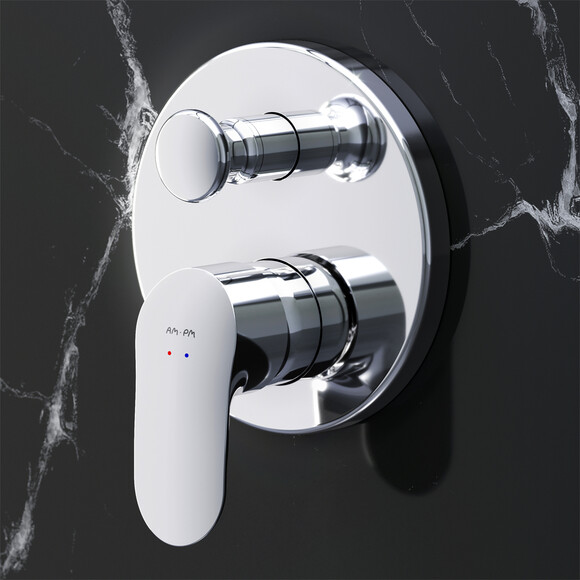 Внешняя часть смесителя скрытого монтажа для ванны Am.Pm Like F8085000, фото 2