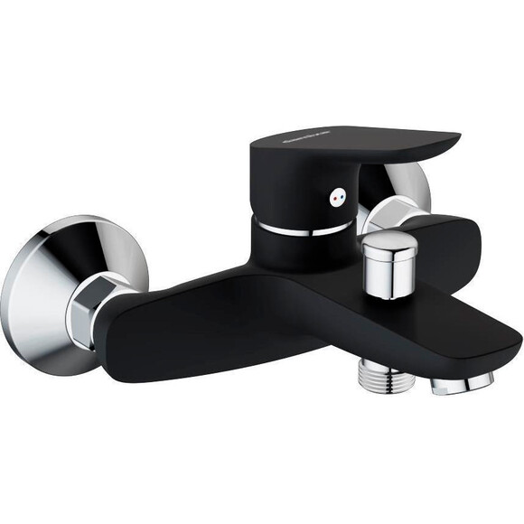 Смеситель для ванны RedBlu Origin Bit 771000300 (хром/черный), фото 4