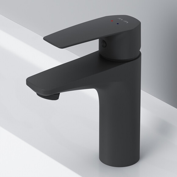 Смеситель для умывальника Am.Pm Gem F90E02122 (черный), фото 3