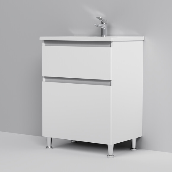 Тумба с раковиной Am.Pm X-Joy M85-FSX0652-WC0652WG38 (65 см, белая, напольная), фото 4