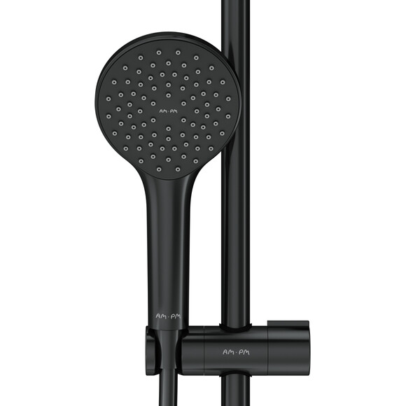 Душевая система Am.Pm Gem F0790022 (черная, без смесителя), Цвет производителя: черный матовый, фото 7