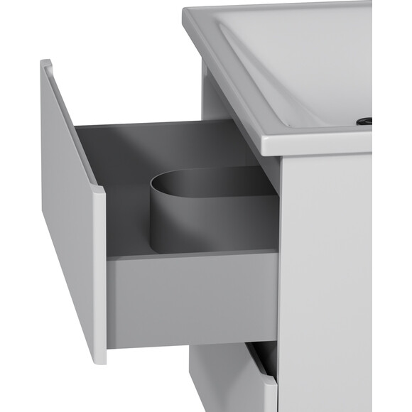 Тумба с раковиной Am.Pm X-Joy M85-FHX0652-WC0652WG38 (65 см, белая, подвесная), Доступные размеры: 65, фото 6