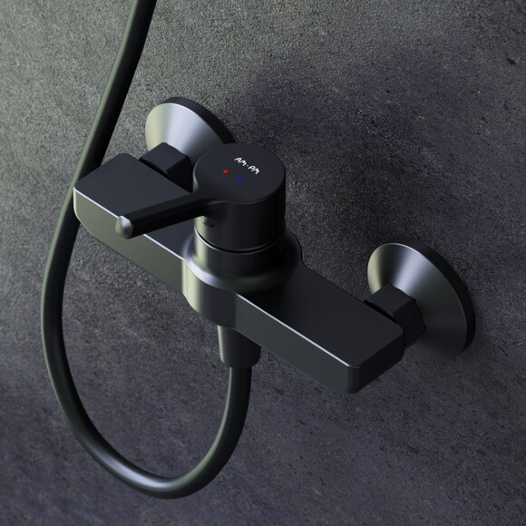 Смеситель для душа Am.Pm X-Joy S F85B20022 (черный), Цвет производителя: черный матовый, фото 3