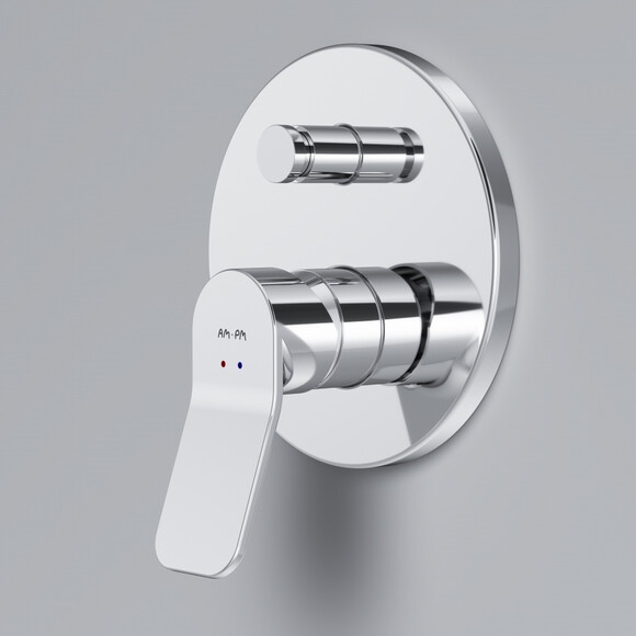 Смеситель скрытого монтажа для ванны Am.Pm X-Joy F85A45000 (внутренняя часть в комплекте), фото 3