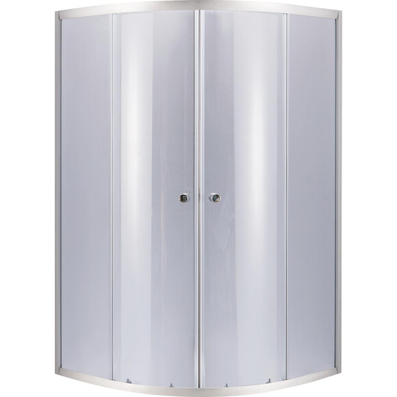 Душова кабіна без піддону 80x80 см Lidz Latwa SC80x80.SAT.HIGH.GR (профіль сатин, скло тоноване), фото 