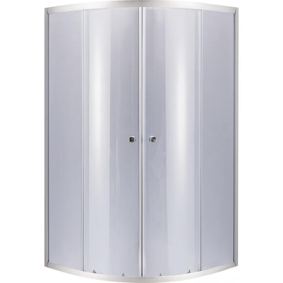 Душова кабіна без піддону 90x90 см Lidz Latwa SC90x90.SAT.MID.GR (профіль сатин, скло тоноване), фото 